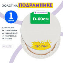 Без бренда «Холст Две картинки круглый 60 см на подрамнике» в Комсомольске-на-Амуре в интернет-магазине  Без бренда «Холст Две картинки круглый 60 см на подрамнике» в Комсомольске-на-Амуре