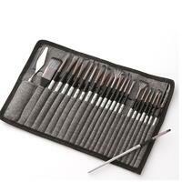 Без бренда «Коробка 50 шт.: Набор кистей для рисования в чехле, премиум набор (23 нейлоновых кисти, 1 мастихин)» в Комсомольске-на-Амуре