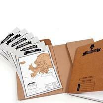 Без бренда «Скретч-карта мира стирающаяся. Карта путешествий» в Комсомольске-на-Амуре