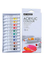 Без бренда «Коробка 48 шт.: Акриловые краски «Две картинки» 12 шт. по 12 мл, проф. пигмент» в Комсомольске-на-Амуре