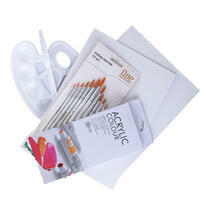 Без бренда «Набор подарочный «Две картинки»: краски акрил 12x12 мл, 2 холста 22x30 на мдф, 10 кистей, мастихин, палитра. Уценка (без упаковки)» в Комсомольске-на-Амуре в интернет-магазине  Без бренда «Набор подарочный «Две картинки»: краски акрил 12x12 мл, 2 холста 22x30 на мдф, 10 кистей, мастихин, палитра. Уценка (без упаковки)» в Комсомольске-на-Амуре