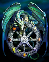 Без бренда «Коробка 20 шт: Дракон на магическом круге» в Комсомольске-на-Амуре