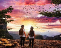 Без бренда «Влюбленные встречают закат на горе» в Комсомольске-на-Амуре