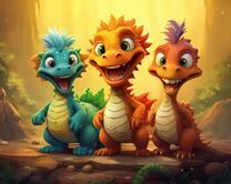 Без бренда «Милые и веселые дракончики» в Комсомольске-на-Амуре