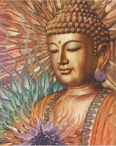 Красочный будда
