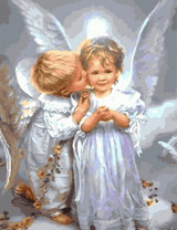 Нежный поцелуй для ангелочка