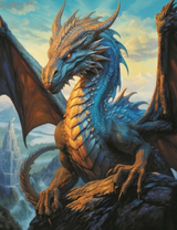 Огромный дракон - охранник замка