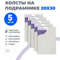 Без бренда «Набор 5 шт. холст Две картинки на подрамнике 20X30» в Комсомольске-на-Амуре в интернет-магазине  Без бренда «Набор 5 шт. холст Две картинки на подрамнике 20X30» в Комсомольске-на-Амуре