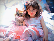 Без бренда «Девочка и пушистая кошечка» в Комсомольске-на-Амуре