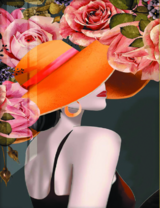 Без бренда «Дама в яркой шляпе и розы» в Комсомольске-на-Амуре в интернет-магазине  Без бренда «Дама в яркой шляпе и розы» в Комсомольске-на-Амуре