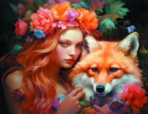 Без бренда «Рыжая девушка и рыжая лисица» в Комсомольске-на-Амуре в интернет-магазине  Без бренда «Рыжая девушка и рыжая лисица» в Комсомольске-на-Амуре