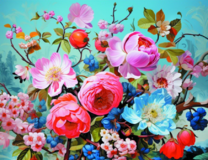 Без бренда «Пионы и другие цветы» в Комсомольске-на-Амуре в интернет-магазине  Без бренда «Пионы и другие цветы» в Комсомольске-на-Амуре