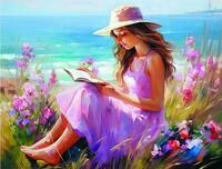 Без бренда «Девочка читает на берегу» в Комсомольске-на-Амуре в интернет-магазине  Без бренда «Девочка читает на берегу» в Комсомольске-на-Амуре